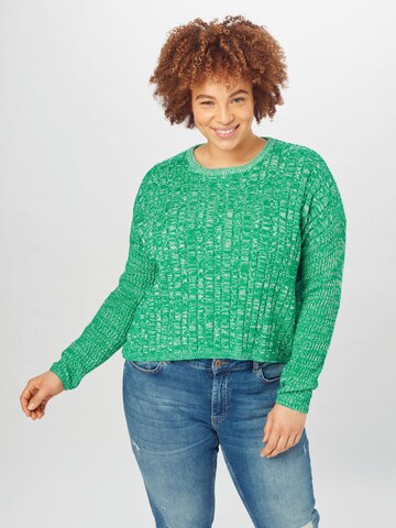 Cotton On Curve Sweater 'Riley' in Green: front