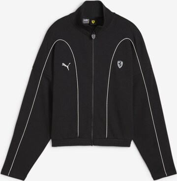 PUMA Athletic Sweatshirt 'Scuderia Ferrari' in Black: front