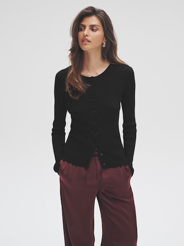 The Set Strickjacke in Braun