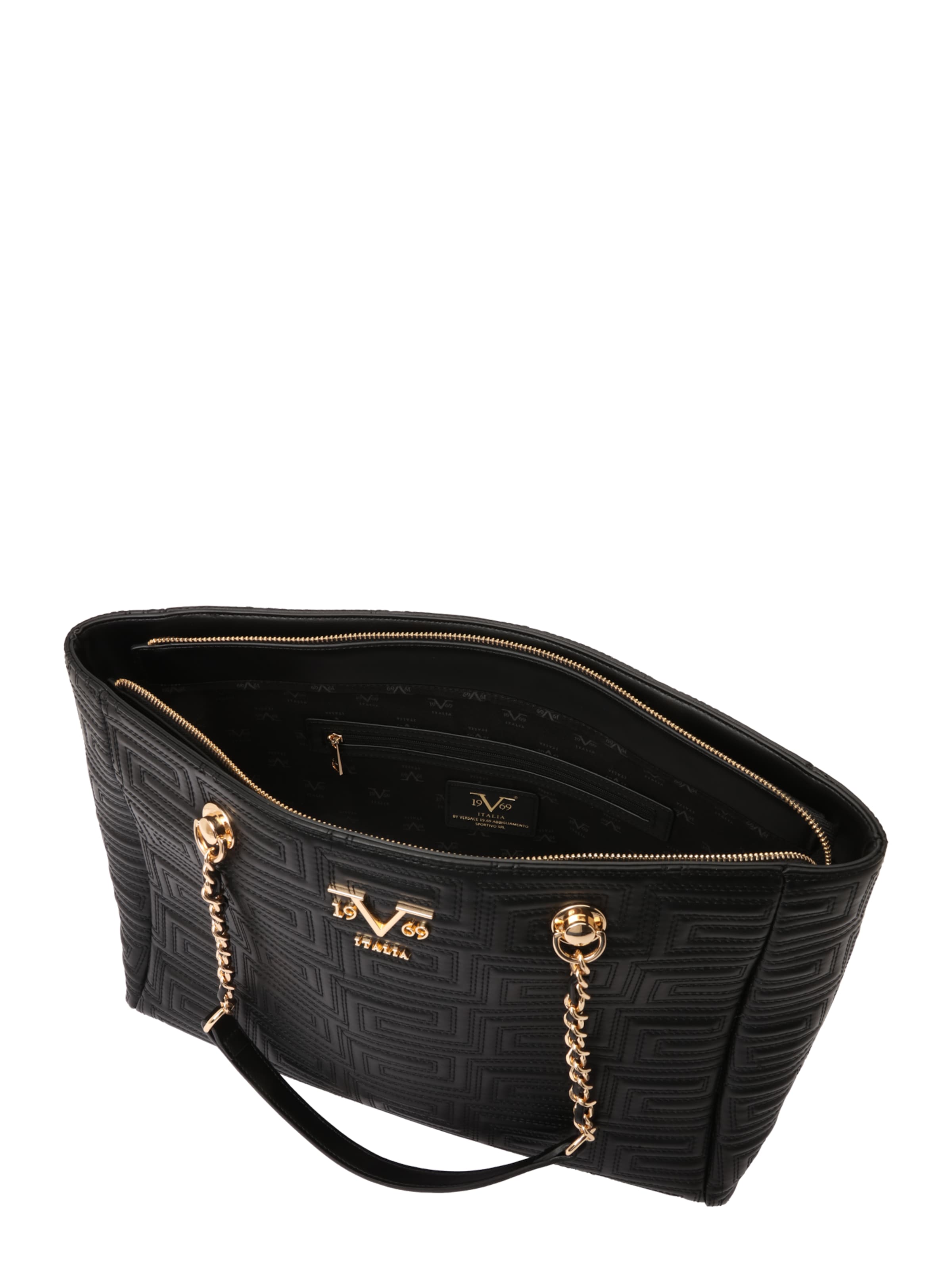 Cabas 'Silvia' 19V69 ITALIA en noir : au dessus