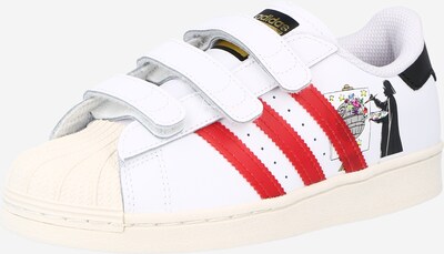 ADIDAS ORIGINALS Sneaker 'Superstar' in blau / rot / schwarz / weiß, Produktansicht