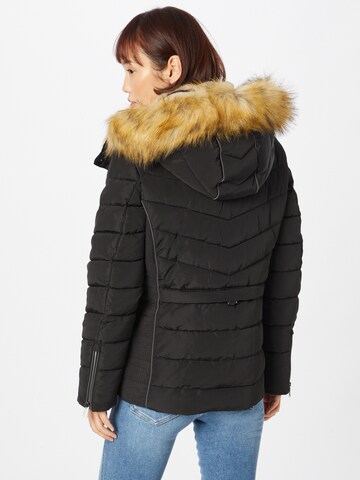 TOM TAILOR Winter Jacket in Black