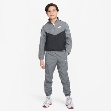 Nike Sportswear Tracksuit in Grey: front