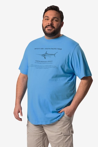 T-Shirt Boston Park en bleu : devant