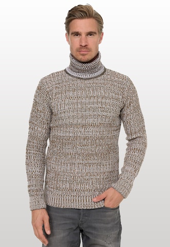 Rusty Neal Pullover in Braun: predná strana