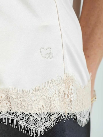 Coster Copenhagen - Top ' ROSIE ' en blanco