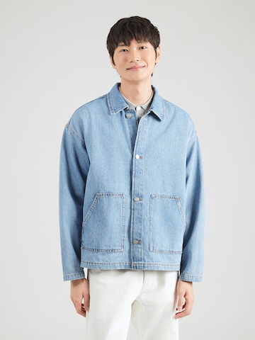 JACK & JONES Демисезонная куртка 'JORCAMBRIDGE' в Синий: спереди