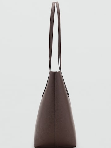 MANGO Shopper táska 'MARIBEL2' - barna