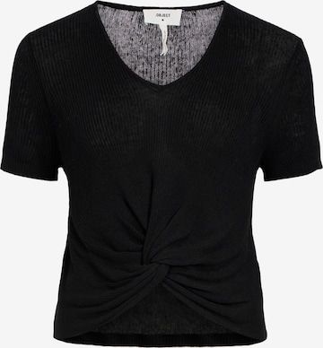 OBJECT Sweater 'Yori' in Black: front