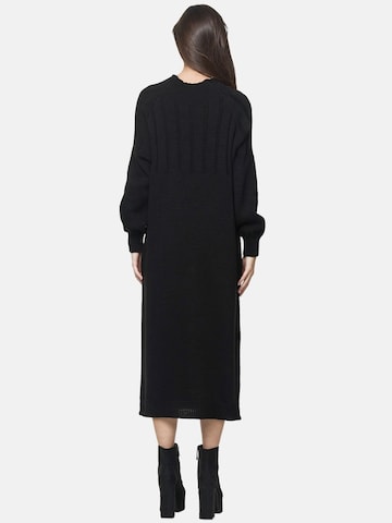 Elara Strikkjole i sort