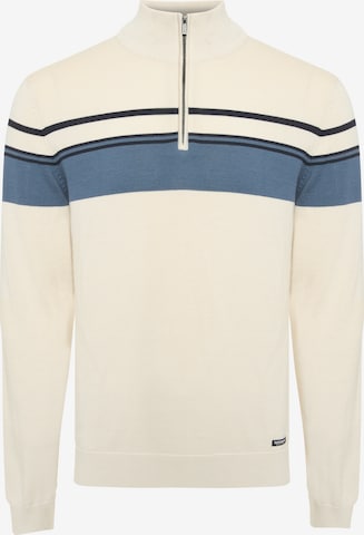 Threadbare Sweater 'Bradley' in Beige: front