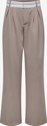 Pantalon à pince 'MALIKA' ONLY en gris : devant