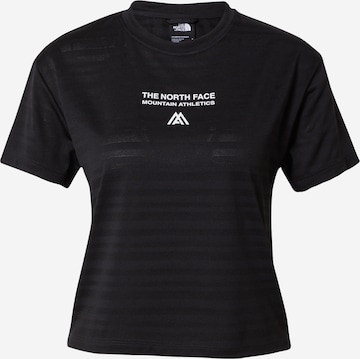 THE NORTH FACE Λειτουργικό μπλουζάκι σε μαύρο: μπροστά
