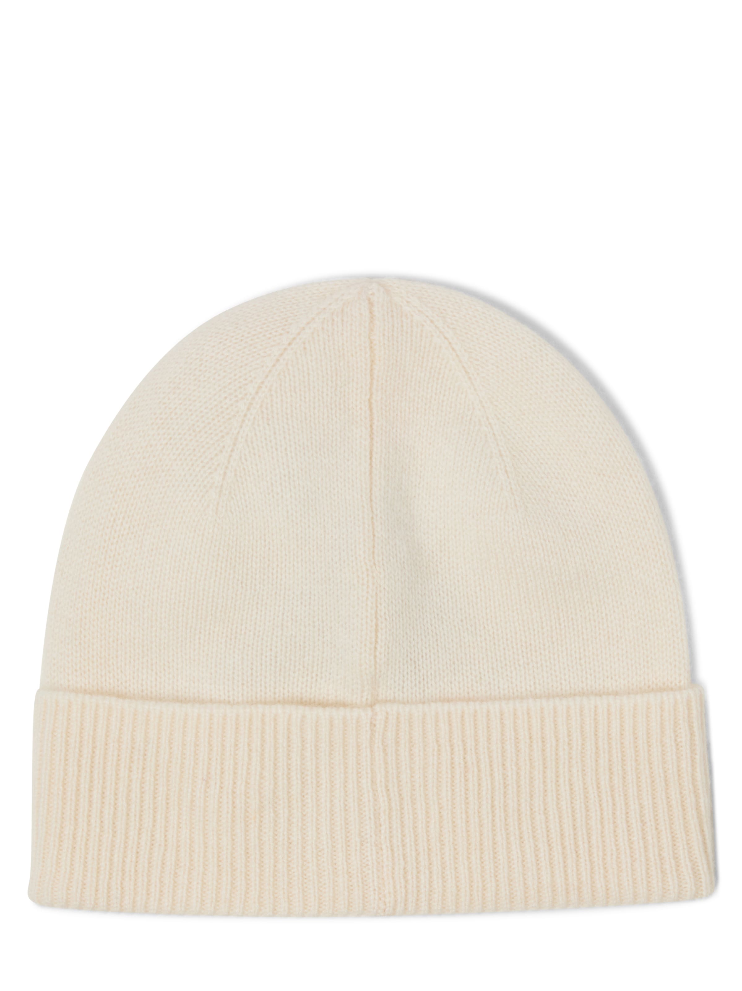 Marie Lund Beanie in Beige: front