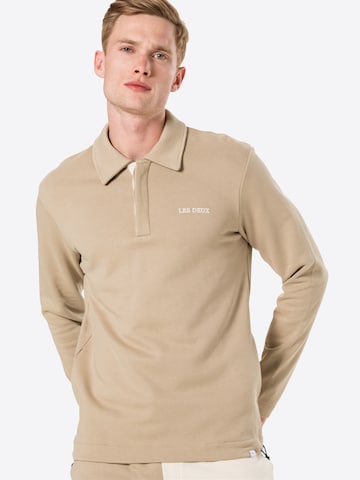 Les DeuxSweater majica 'Dallas' - bež boja: prednji dio