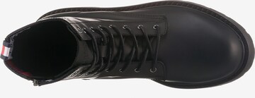 Tommy Jeans Lace-Up Boots in Black