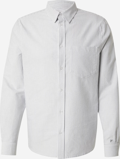 Cămașă 'Essential' DAN FOX APPAREL pe gri / alb, Vizualizare produs