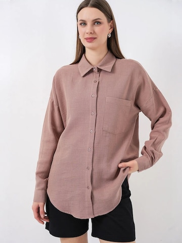 Camicia da donna di Bigdart in rosa: frontale