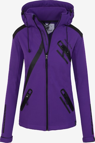 Rock Creek Outdoor Jacket in Purple: front