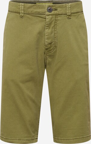 Regular Pantalon chino TOM TAILOR en vert : devant