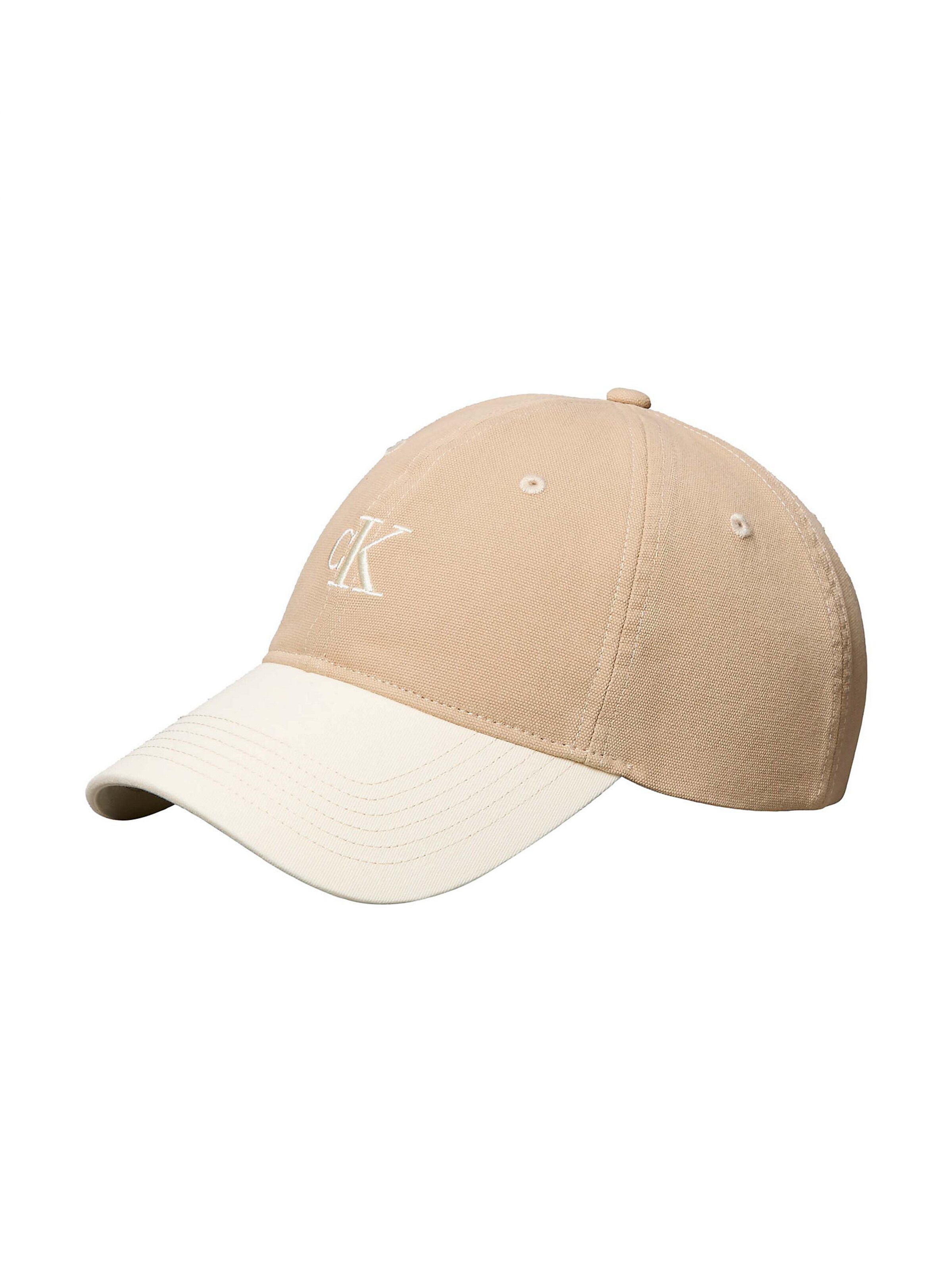 Calvin Klein Cap in creme / camel, Produktansicht