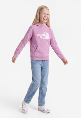THE NORTH FACE Спортивный свитшот 'Essentials' в Ярко-розовый: спереди