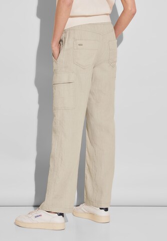 Regular Pantalon cargo STREET ONE en beige