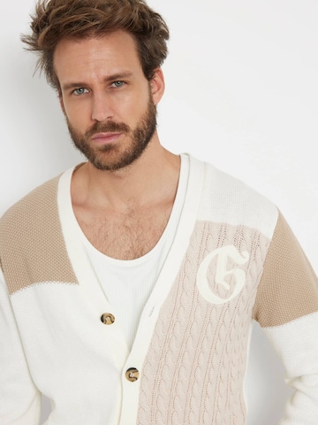 GUESS Knit Cardigan in White