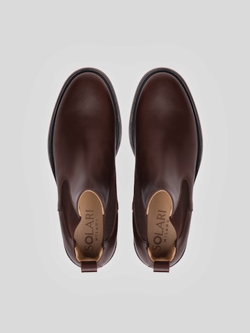 Solari Milano Chelsea boots i brun