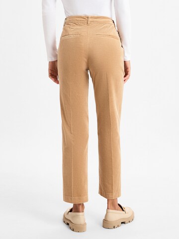 Marie Lund Regular Trousers in Beige