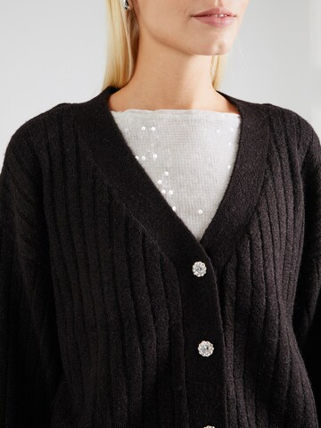 VERO MODA Knit cardigan 'VMELYA' in Black