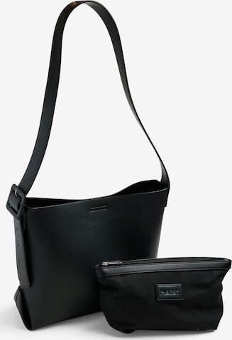 PIECES Olkalaukku 'PCUMA' värissä musta: etupuoli