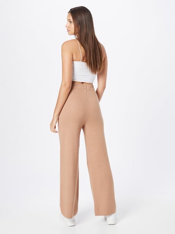 ONLY Wide leg Pants 'NEW DALLAS' in Beige