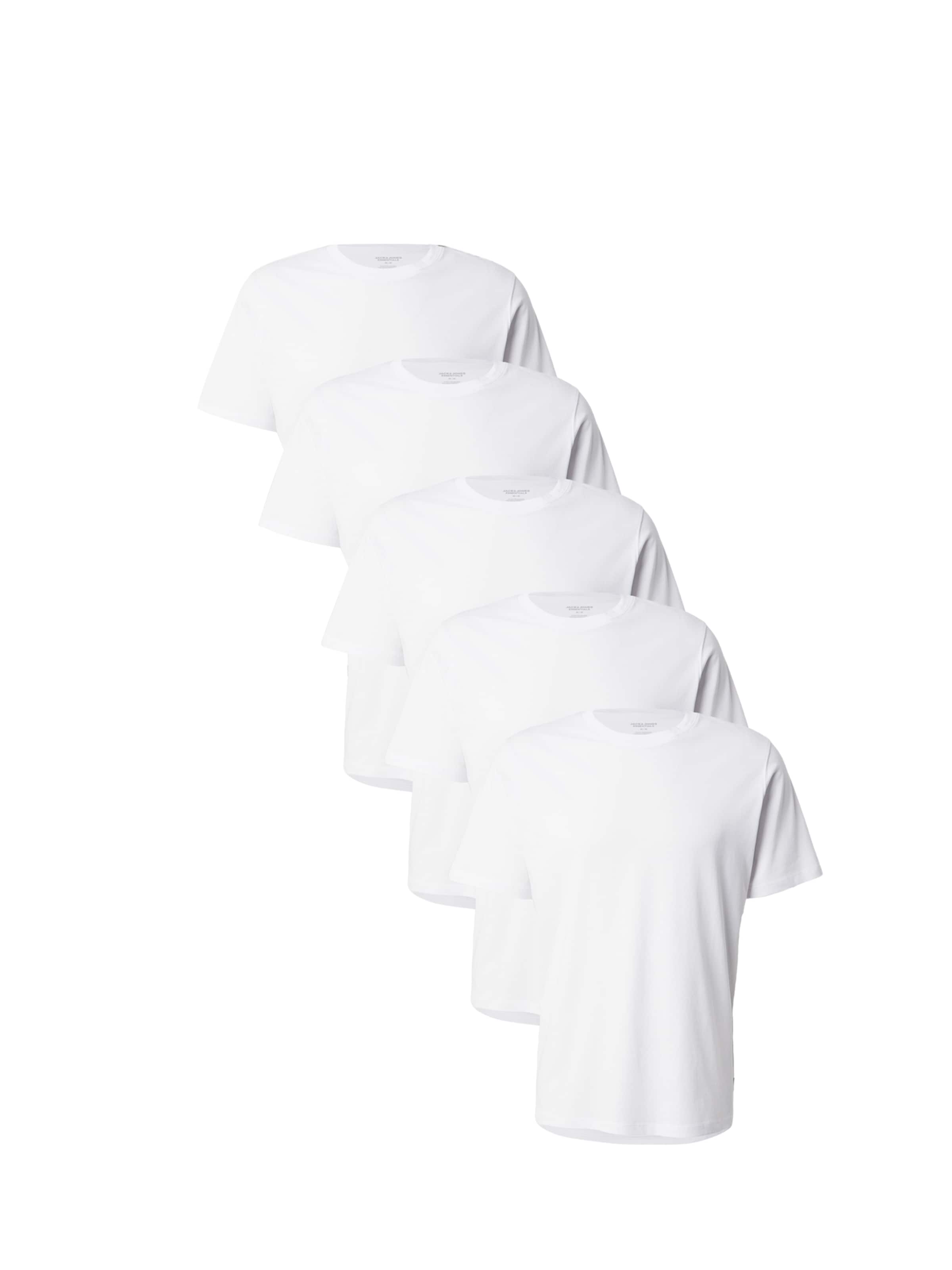 JACK & JONES Bluser & t-shirts 'Essentials' i hvid: forside