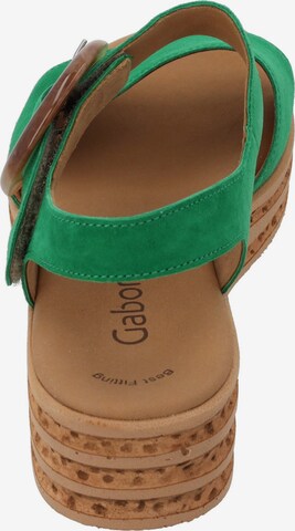 GABOR Strap Sandals '44.550' in Green