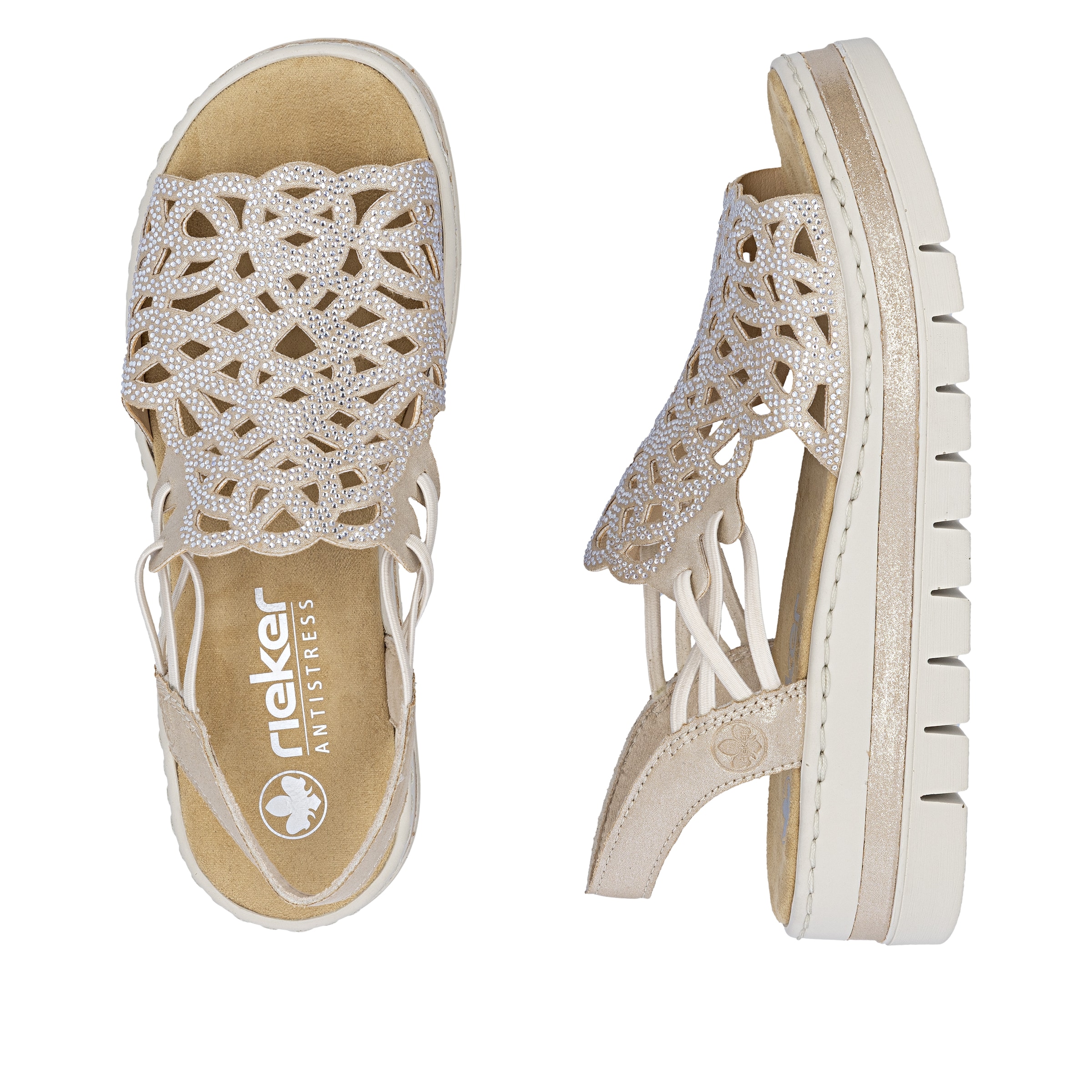 Rieker Sandale in Beige