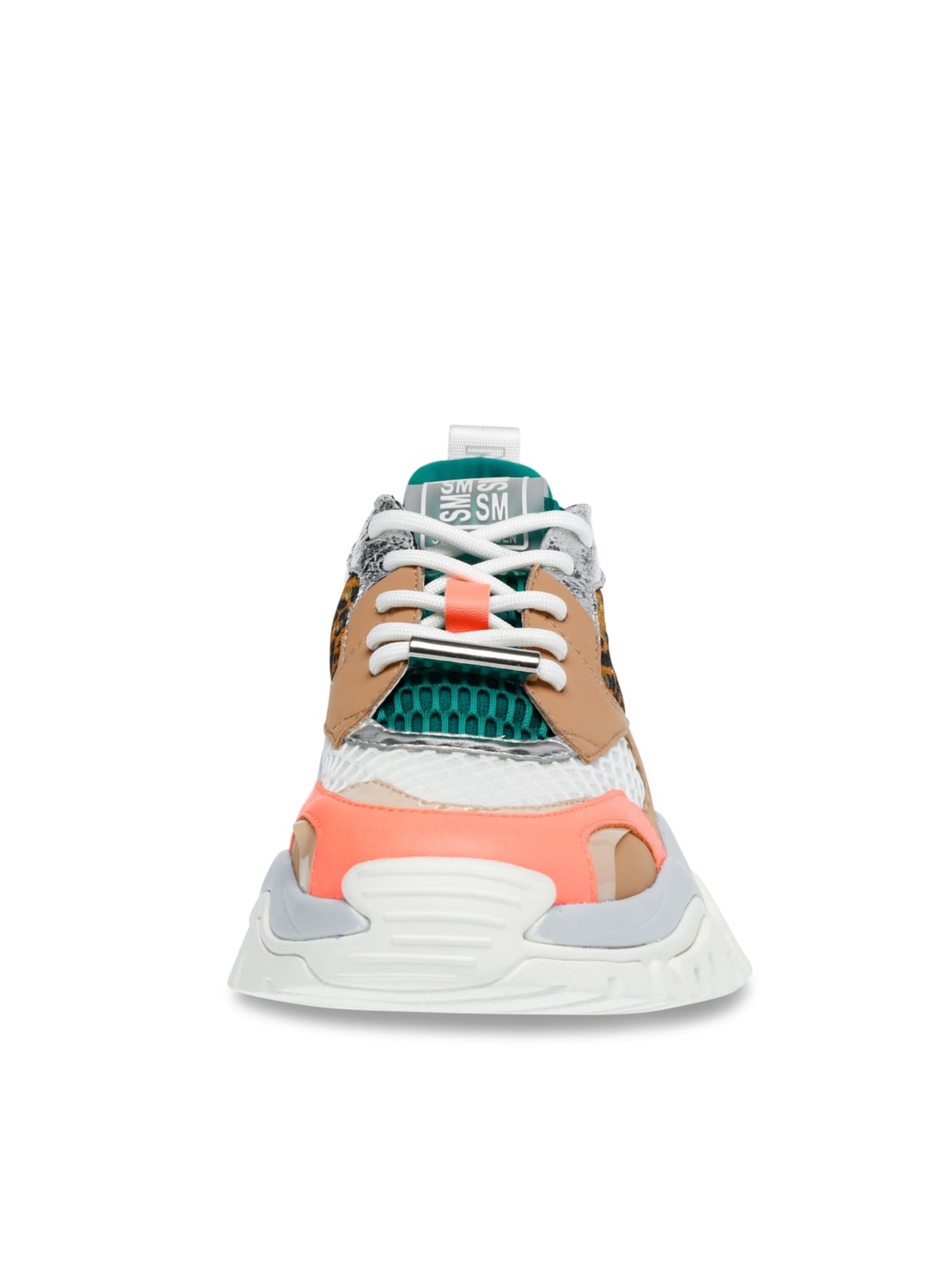 STEVE MADDEN Buty sportowe sznurowane 'Womens Trilling Coral / Multi Lace-Up Low-Profile Shoes' w kolorze mieszane kolory