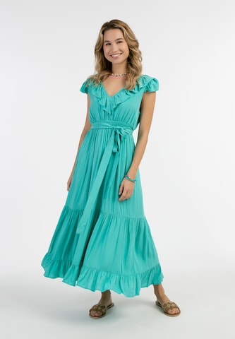 IZIA Summer dress in Green: front