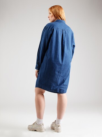 Vero Moda Curve Платье-рубашка 'VMCEloise' в Синий