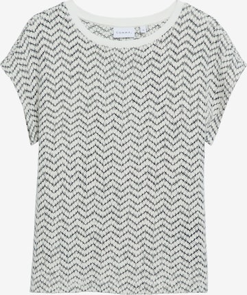 COMMA - Camiseta en negro: frente