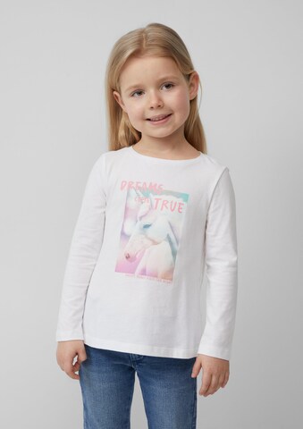T-Shirt s.Oliver en blanc : devant