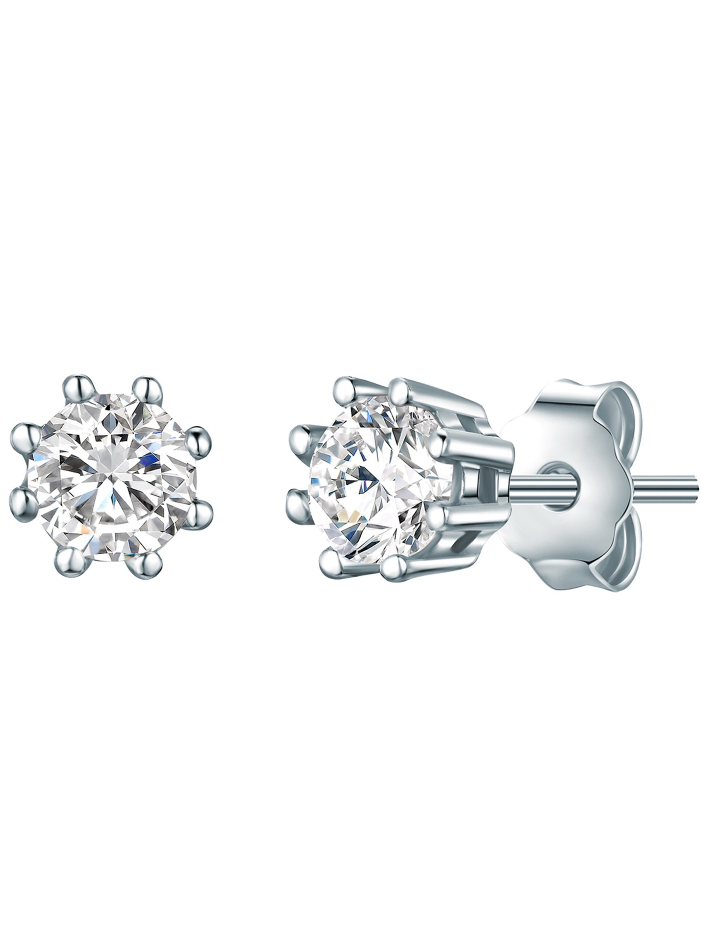 Orecchini di Lulu & Jane in argento: frontale