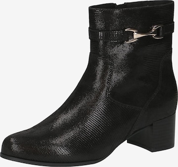 CAPRICE Ankle Boots in Black: front