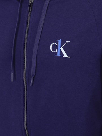 Calvin Klein Underwear - regular Sudadera con cremallera en azul