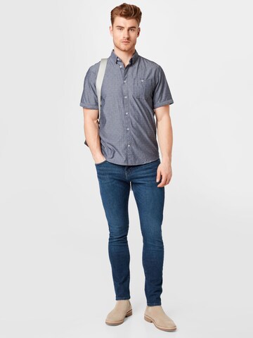 TOM TAILOR Regular Fit Hemd in Blau