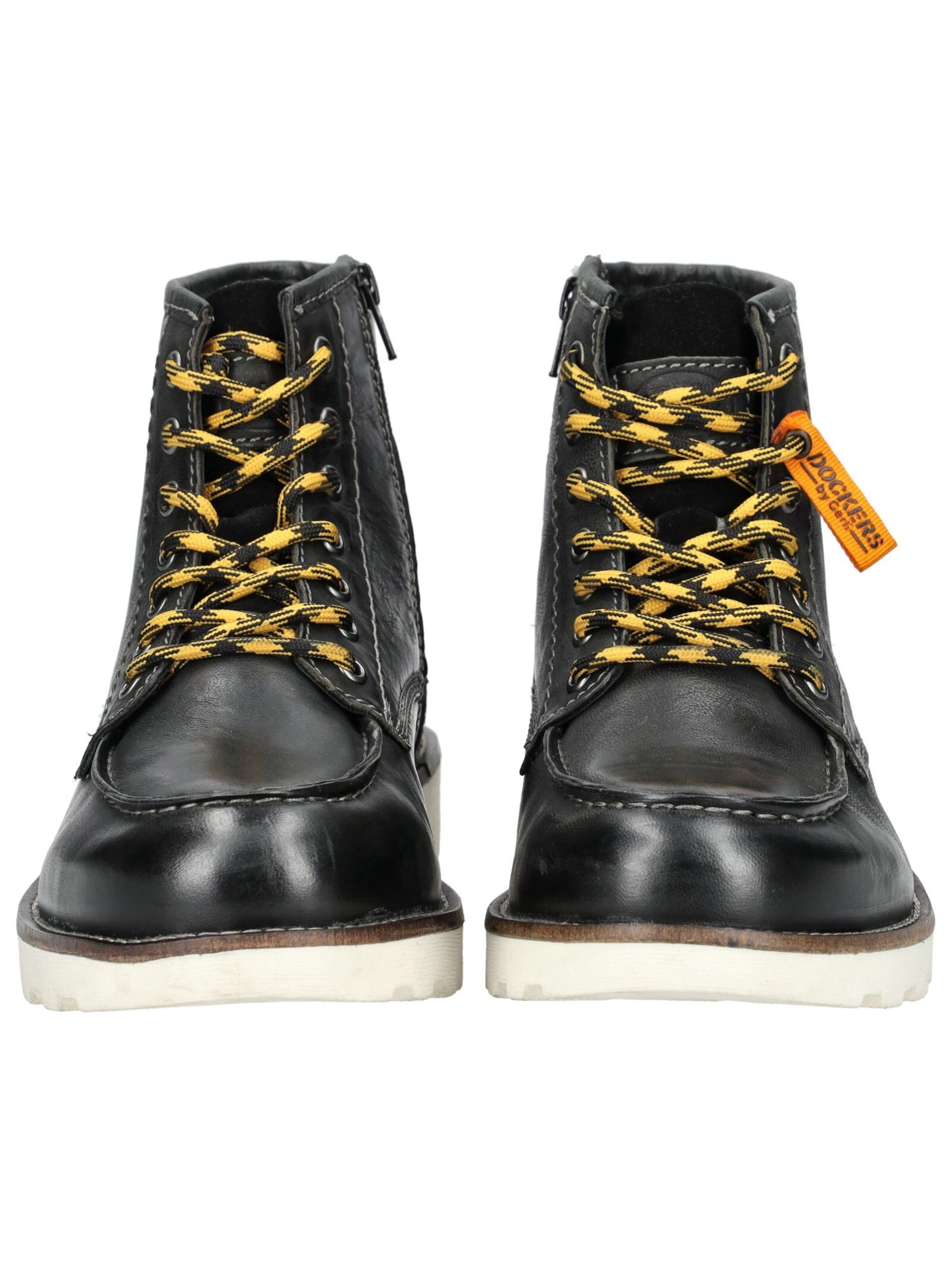 Dockers by Gerli Schnürboots in Schwarz