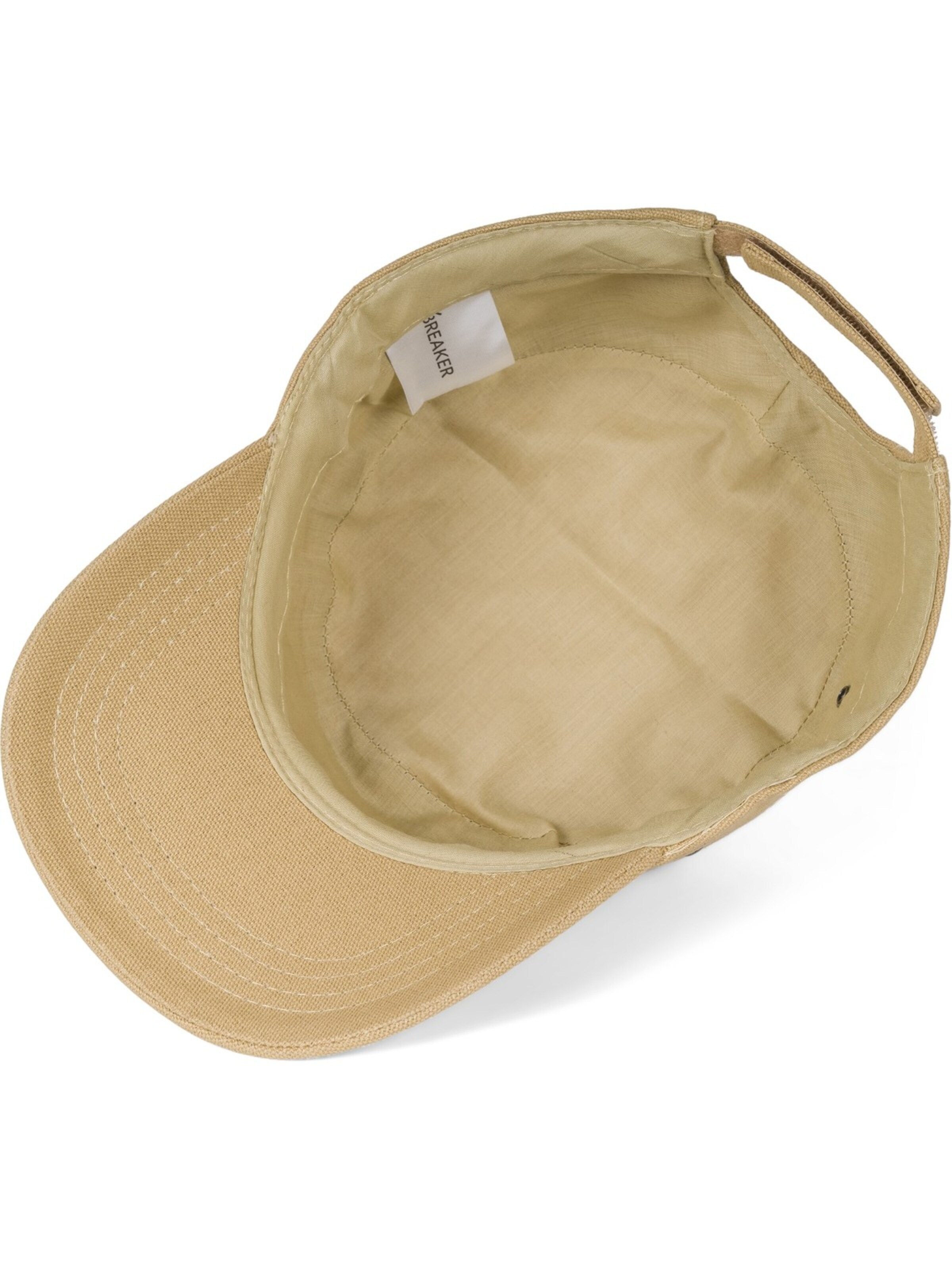 styleBREAKER Cap 'Military Cap Baumwoll Canvas' in Green