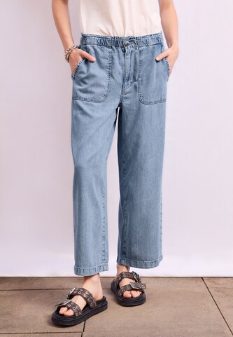 STREET ONE Loose fit Jeans in Blue: front