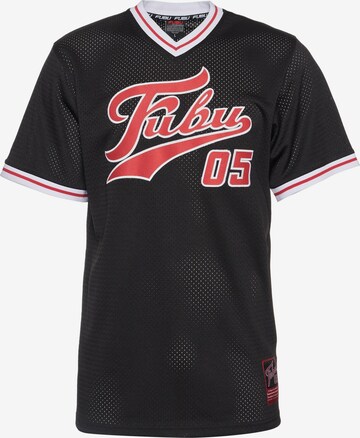 T-Shirt 'Varsity' FUBU en noir : devant