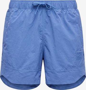 NIKE - Regular Calças de desporto em azul: frente